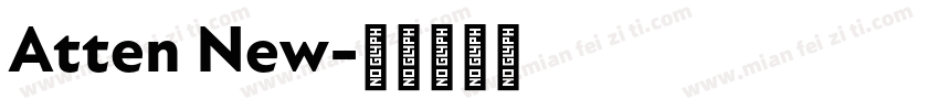Atten New字体转换